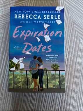 Rebecca Serle "Expiration Dates" Paperback - Blue & Pink Cover